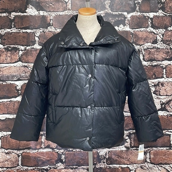 Vigoss Puffer Coat Winter Jacket Black NWT Pockets Size Small - Picture 3 of 12